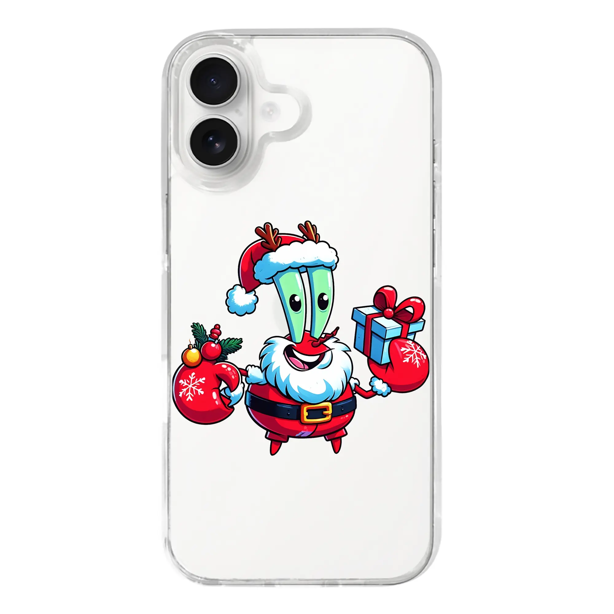 スポンジボブ グッズ ミスター・クラブ - iPhone 17シリーズ 透明スマホケース – 薄型・耐衝撃・精密フィット保護カバー